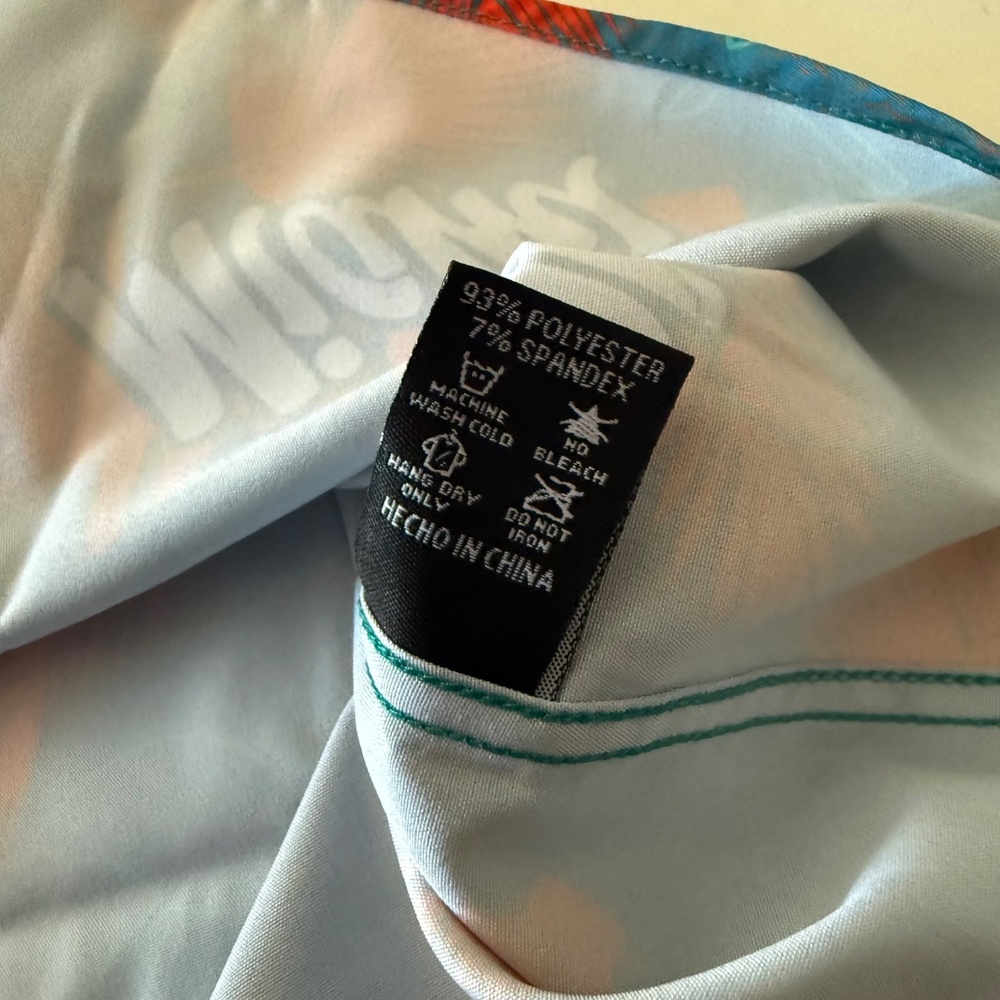 Dixxon Flannel Co. The Vice Colorful Miami Vibes Lightweight Button Up Shirt 2XL - Picture 5 of 5